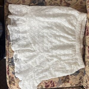Abercrombie & Fitch Ivory Lace Skirt